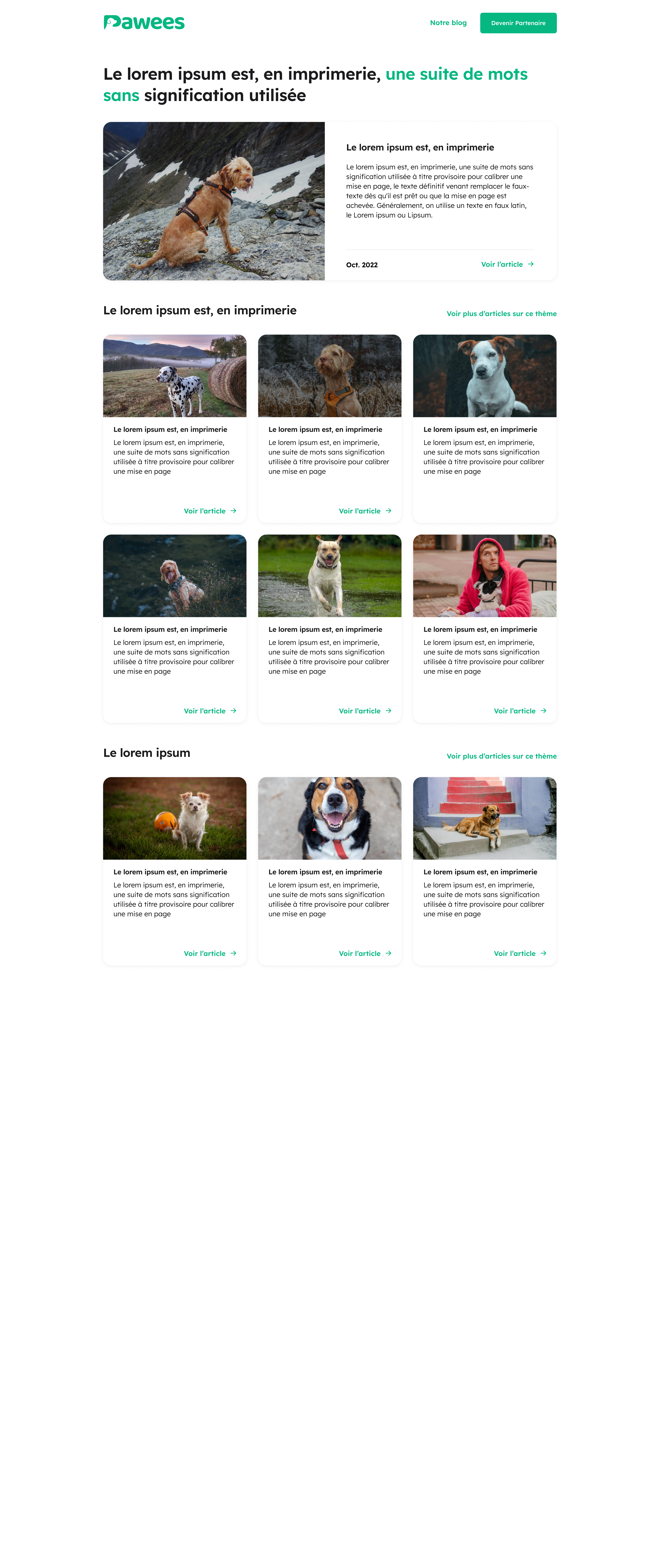 Maquettes Landing Pawees