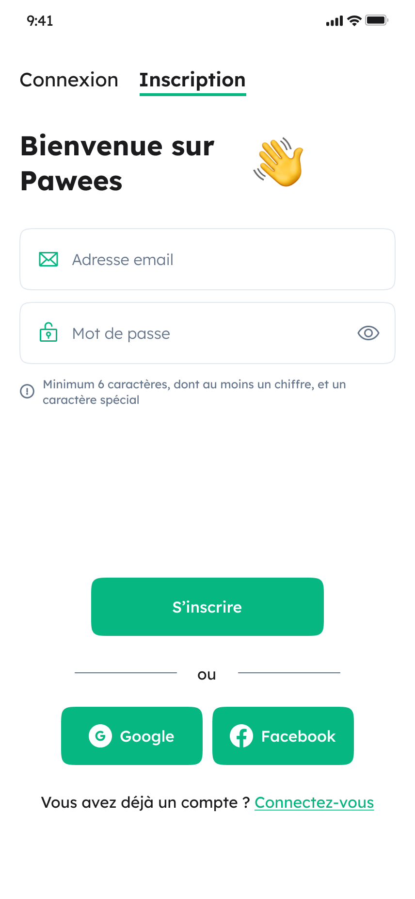 Maquettes mobile Pawees