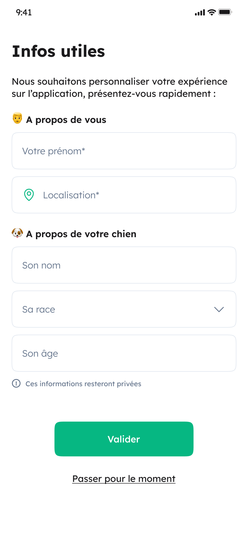Maquettes mobile Pawees