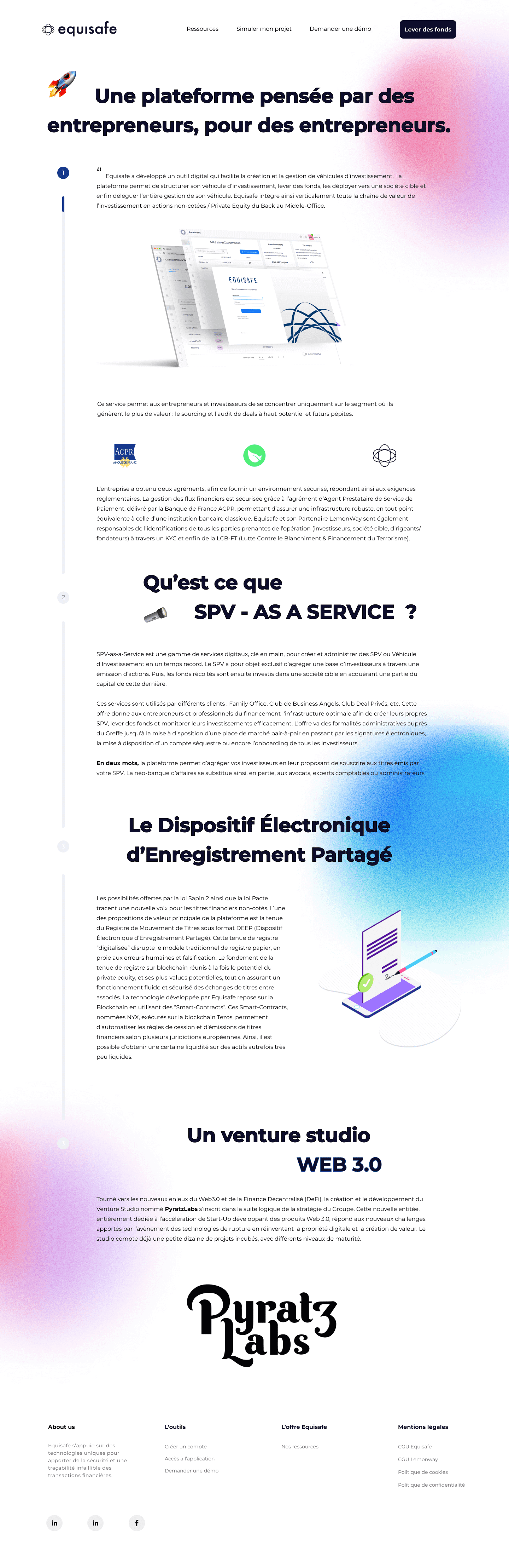 Maquettes Landing EquiSafe