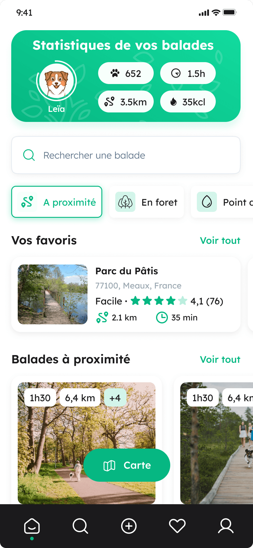 Maquettes mobile Pawees