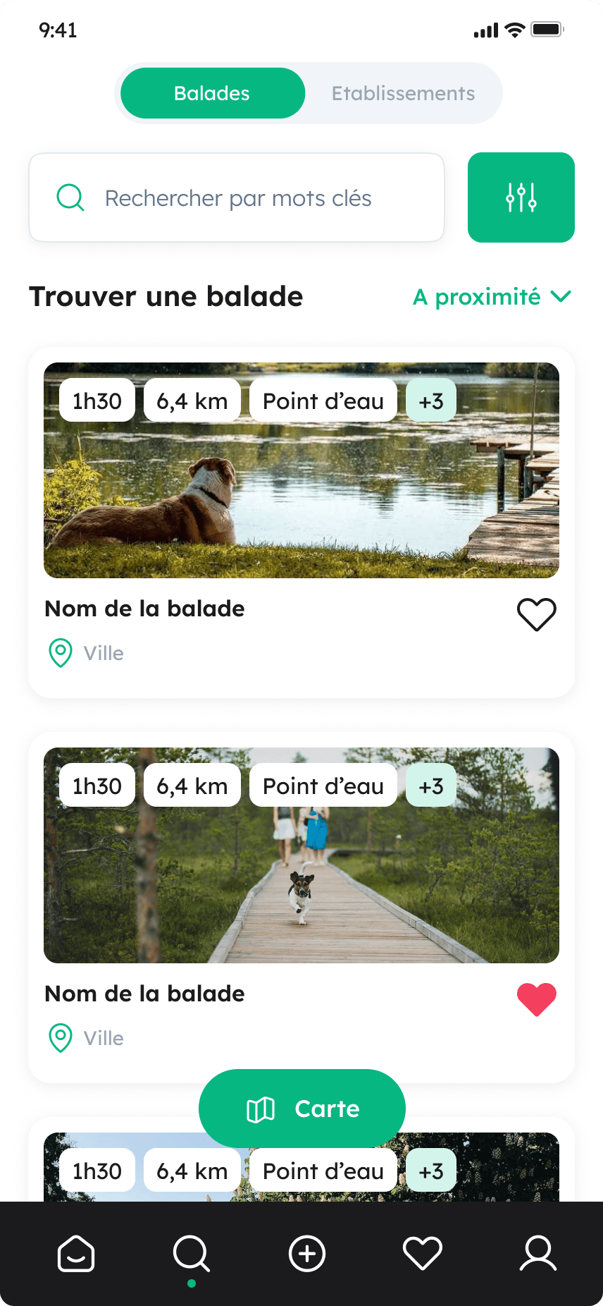 Maquettes mobile Pawees