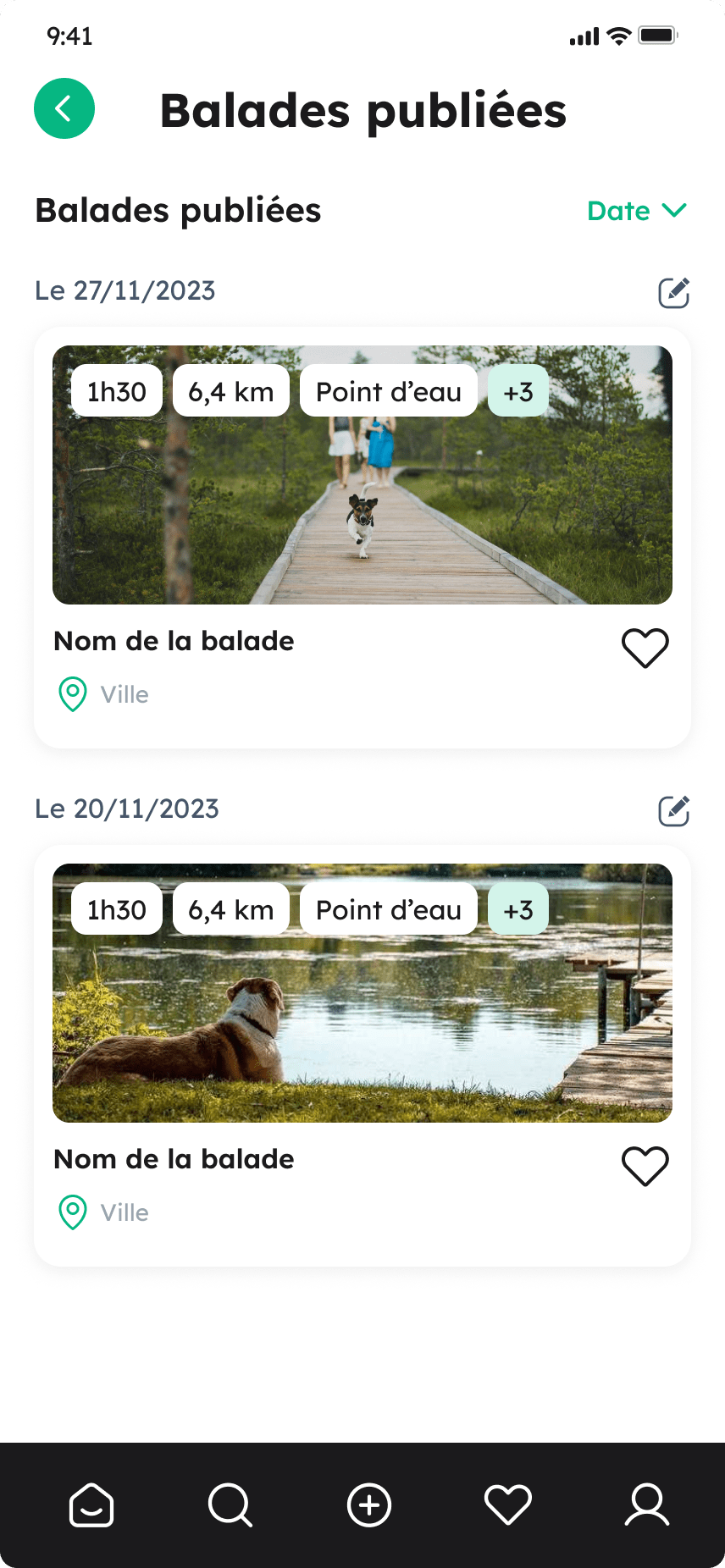 Maquettes mobile Pawees