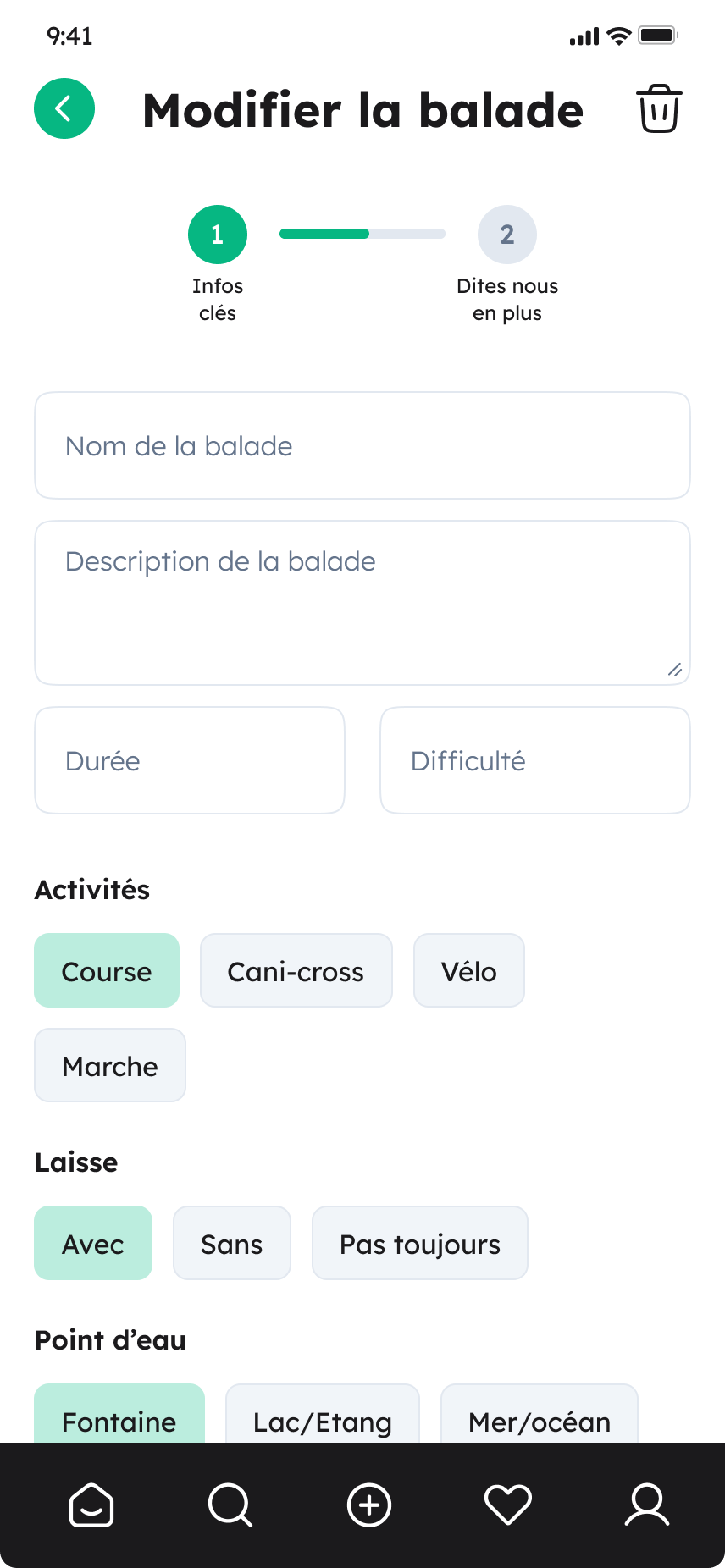 Maquettes mobile Pawees