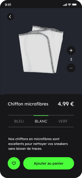 Maquettes mobile sneakeco